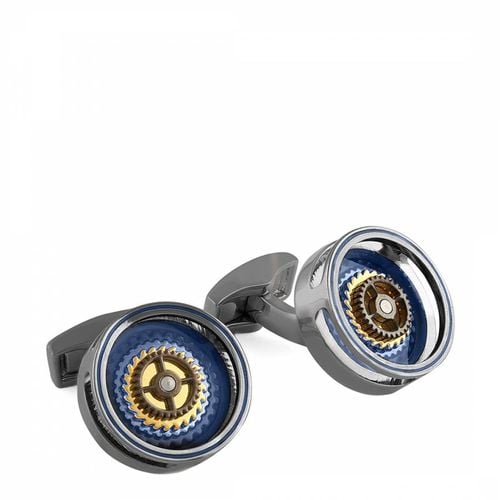 Blue Bullseye Cufflinks - Tateossian - Modalova