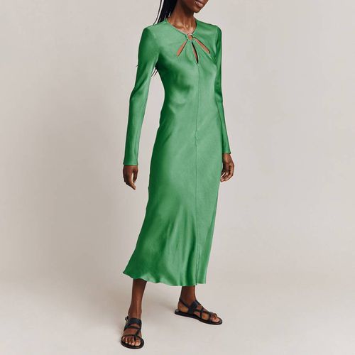 Green Freya Satin Dress - Ghost - Modalova