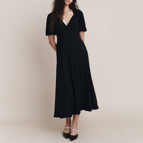 Black Enya Satin Dress - Ghost - Modalova