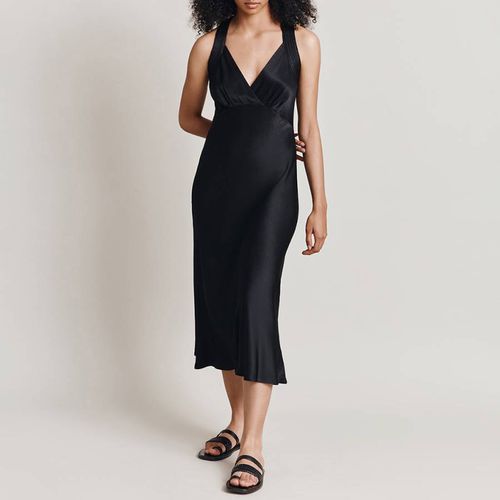 Black Lua Satin Dress - Ghost - Modalova