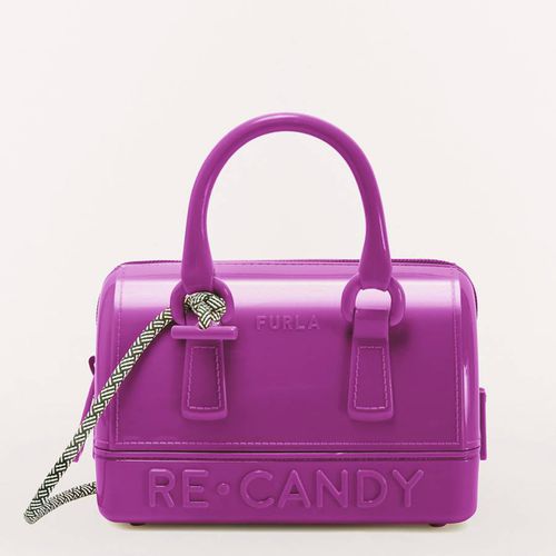 Purple Grape Candy Mini Boston Bag - Furla - Modalova