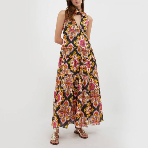 Multi Gala Pattern Cotton Dress - Max&Co. - Modalova