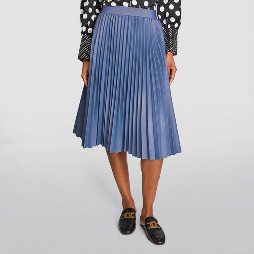 Blue Galatina Pleated Midi Skirt - Max&Co. - Modalova