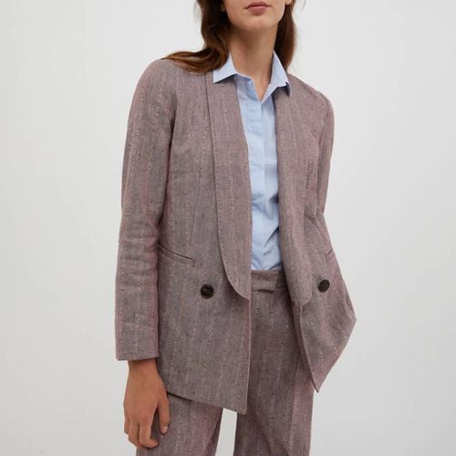 Burgundy Opus Cotton Blazer - Max&Co. - Modalova