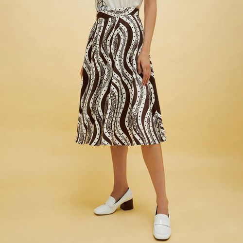 Cile Printed Cotton Midi Skirt - Max&Co. - Modalova