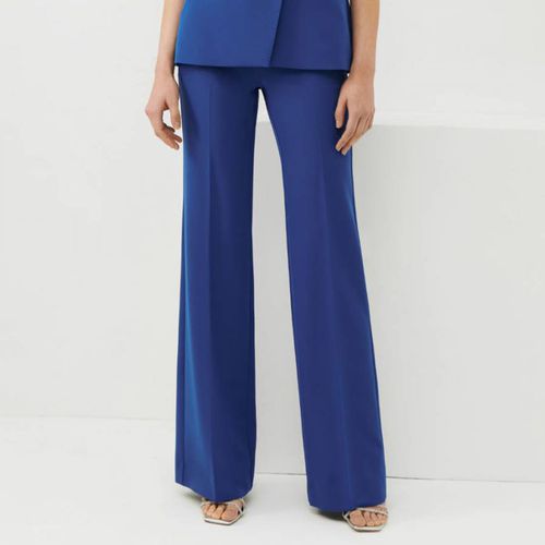 Blue Antares Straight Leg Trousers - Marella - Modalova