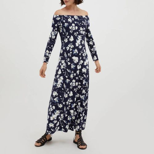 Navy Gas Floral Maxi Dress - Max&Co. - Modalova