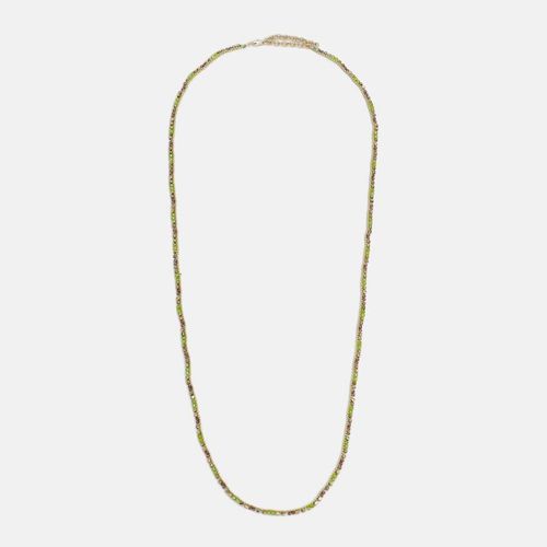Green/Gold Orianna Beaded Necklace - Max&Co. - Modalova