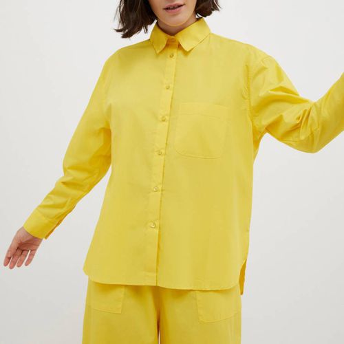 Yellow Velours Cotton Shirt - Max&Co. - Modalova