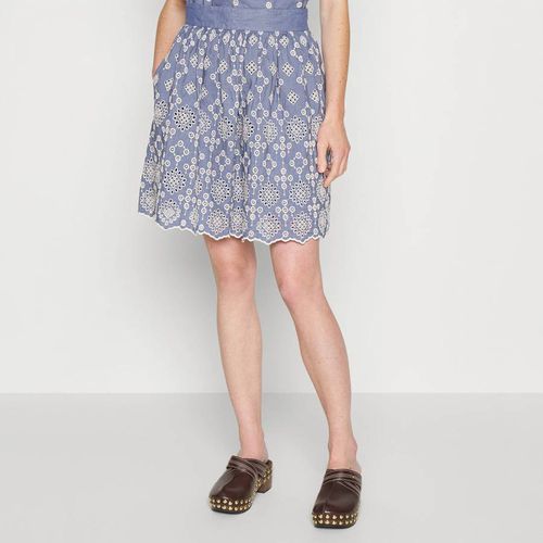 Blue Arrotola Cotton Blend Skirt - Max&Co. - Modalova