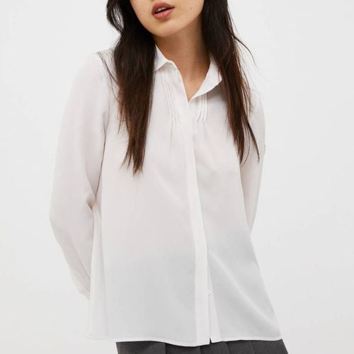 White Ghette Silk Blouse - Max&Co. - Modalova