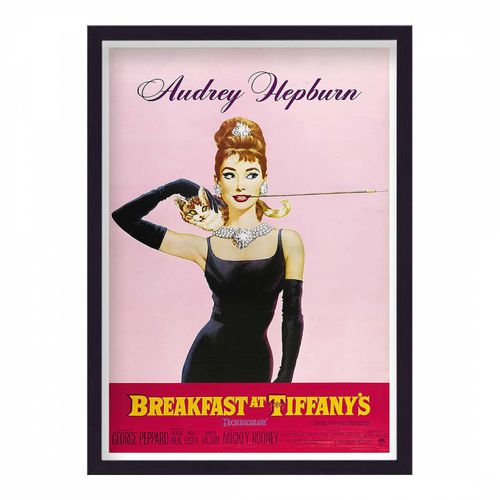 Vintage Movie Breakfast At Tiffanys No1 44x33cm Framed Print - Gallery Print & Art - Modalova