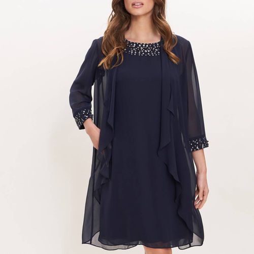 Joseline Short Chiffon Jacket Dress - Gina Bacconi - Modalova