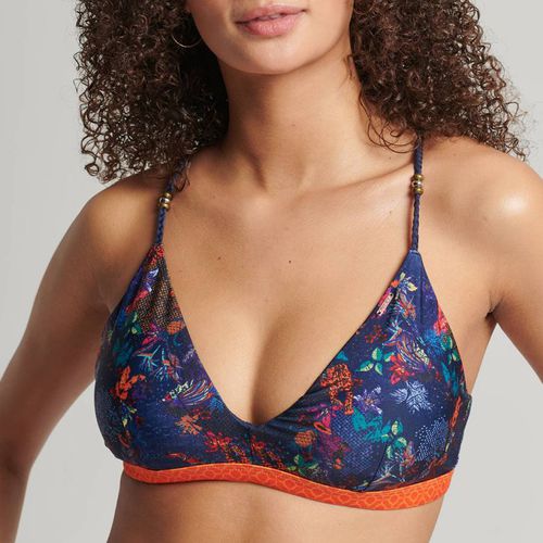 Navy Vintage Tropic Bikini Top - Superdry - Modalova