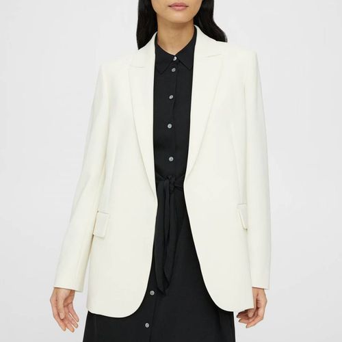 White Relaxed Jacket - Theory - Modalova