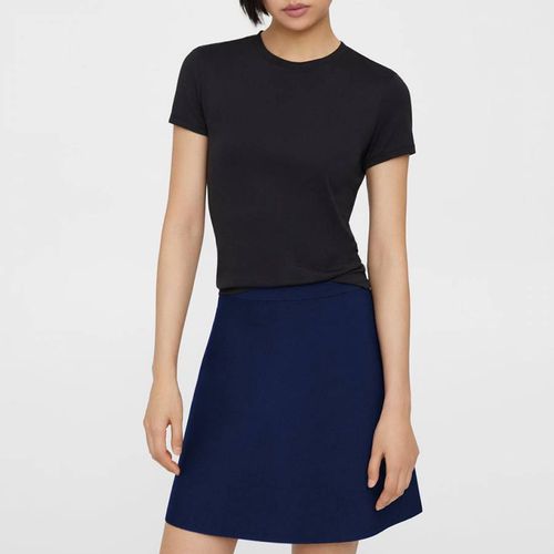 Dark Blue A-Line Mini Skirt - Theory - Modalova