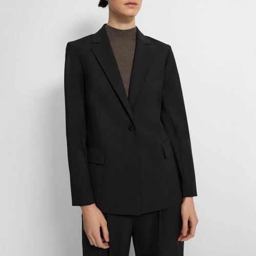 Single Breasted Wool Blend Jacket - Theory - Modalova