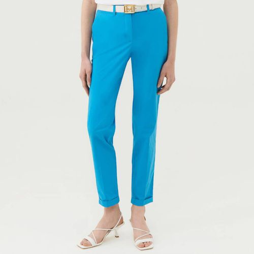 Blue Samuele Cotton Trousers - Marella - Modalova