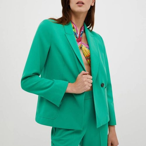 Green Batik Single Breasted Blazer - Max&Co. - Modalova