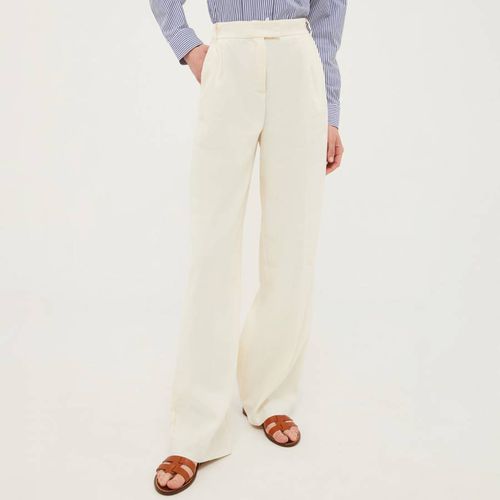 White Iarpeggi Cotton blend Trousers - Max&Co. - Modalova