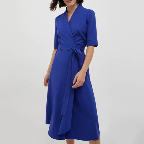 Blue Culmine Tie Midi Dress - Max&Co. - Modalova