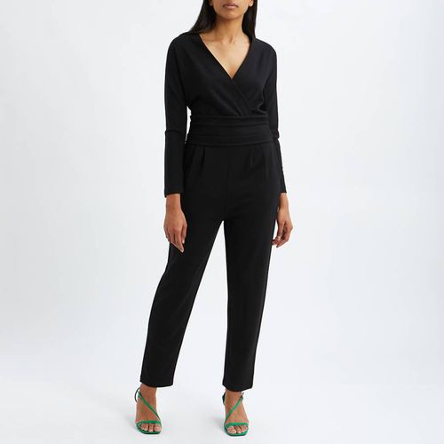 Black Dadolata V-Neck Jumpsuit - Max&Co. - Modalova