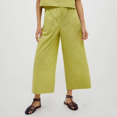 Green Mascagni Cotton Trousers - Max&Co. - Modalova