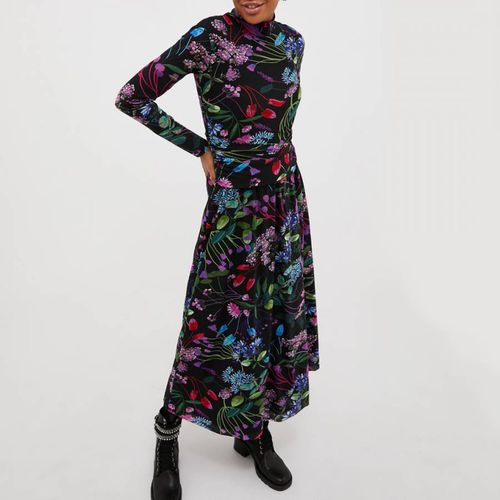 Black Estro floral Roll Neck Dress - Max&Co. - Modalova