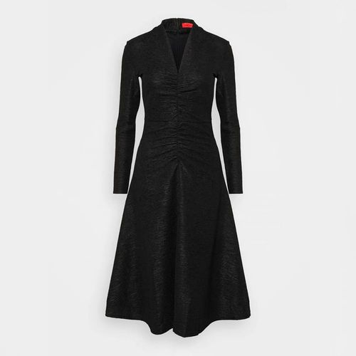 Black Damerino V-Neck Midi Dress - Max&Co. - Modalova