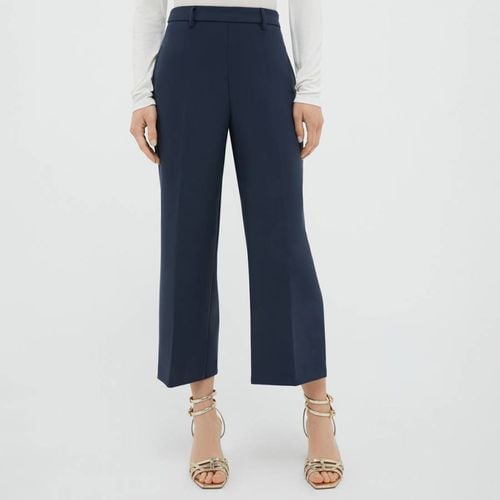 Navy Spalti Wide Leg Trousers - Max&Co. - Modalova