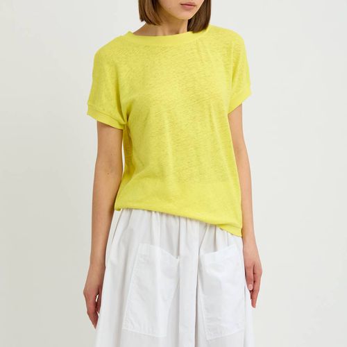 Yellow Idatteri Tie Neck T-Shirt - Max&Co. - Modalova