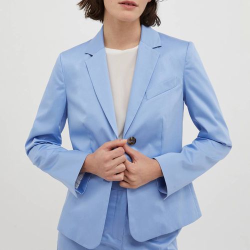 Blue Procura Cotton Blazer - Max&Co. - Modalova