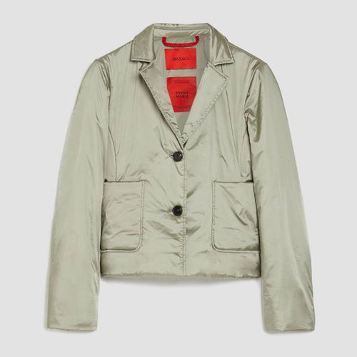Khaki Net Button Jacket - Max&Co. - Modalova