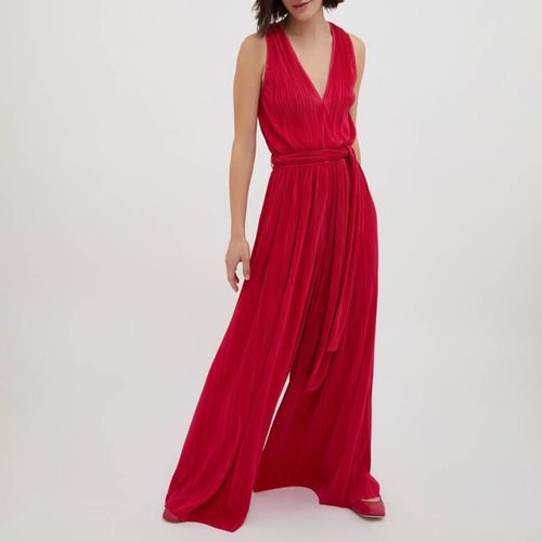 Red Terzina Pleated Jumpsuit - Max&Co. - Modalova