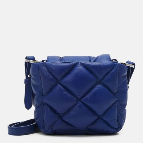 Blue Cartiera Leather Shoulder Bag - Max&Co. - Modalova