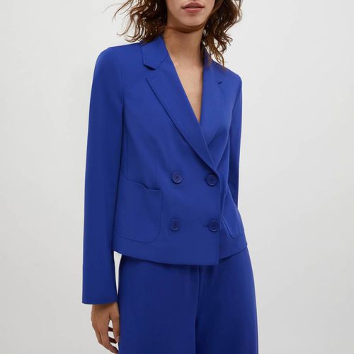 Blue Formato Double Breasted Blazer - Max&Co. - Modalova