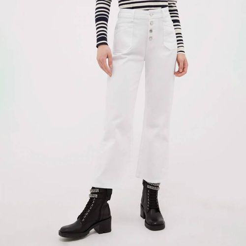 White Cedola Cotton Straight Jeans - Max&Co. - Modalova