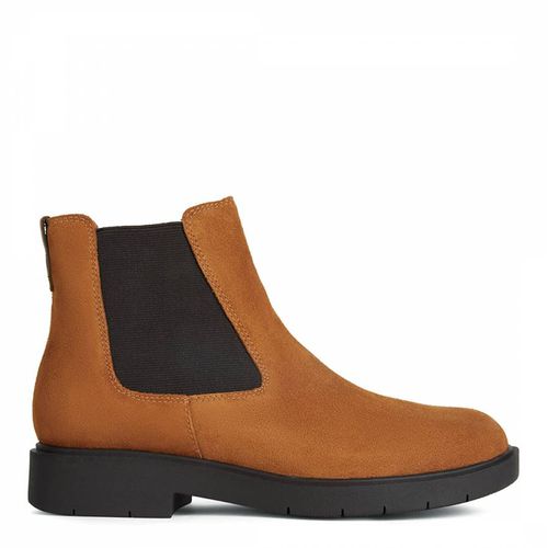 Brown Suede Spherica Ankle Boot - Geox - Modalova