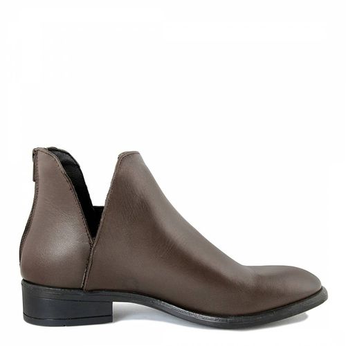 Vintage Leather Heeled Ankle Boots - Triple Sun - Modalova