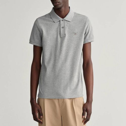 Grey Original Slim Polo Shirt - Gant - Modalova
