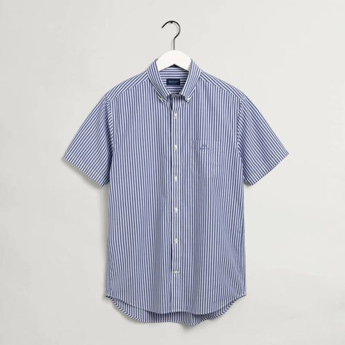 Deep Blue Regular Fit Stripe Shirt - Gant - Modalova