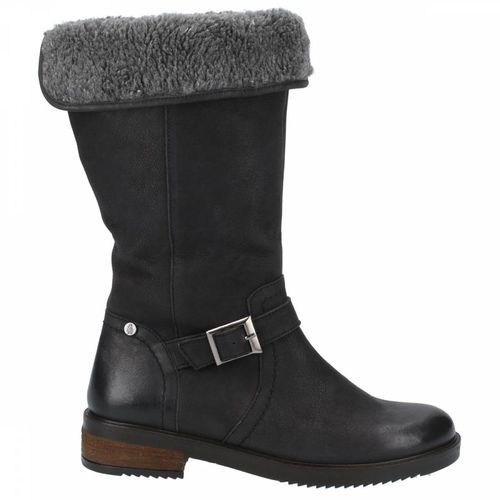 Black Bonnie Leather Mid Boots - Hush Puppies - Modalova