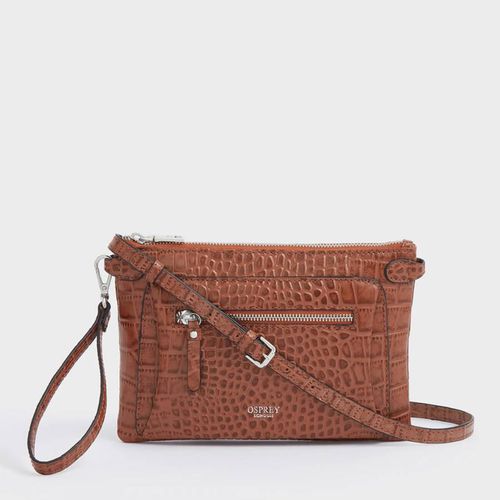 Chestnut The Ruby Leather Crossbody - Osprey London - Modalova