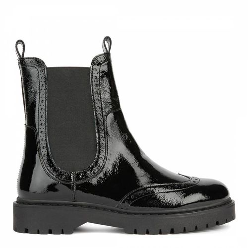 Black Leather Bleyze Ankle Boot - Geox - Modalova