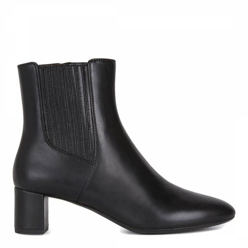 Black Leather Pheby 50 Ankle Boot - Geox - Modalova