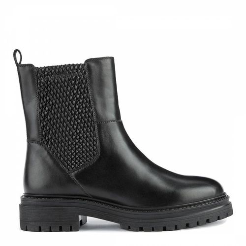 Black Leather Iridea Ankle Boots - Geox - Modalova