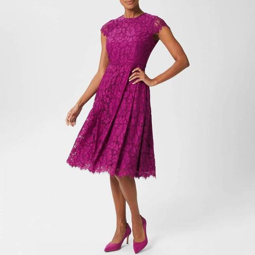 Purple Rosaleen Midi Dress - Hobbs London - Modalova