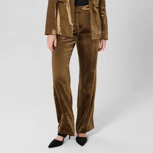 Brown Tamzin Wide Trousers - Hobbs London - Modalova