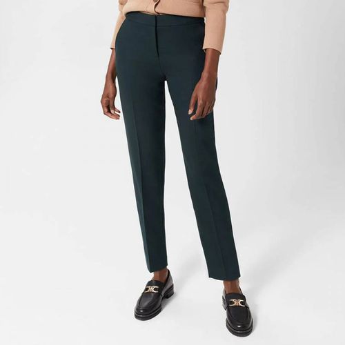 Green Gael Wool Blend Trousers - Hobbs London - Modalova