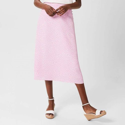 Pink Gabrielle Midi Skirt - Hobbs London - Modalova